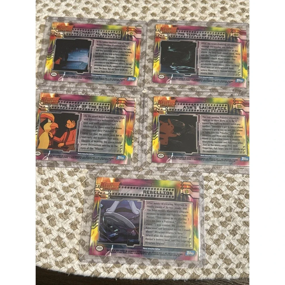 1999 Pokemon Mewtwo Strikes Back Cards Lot Of 5 Fast Shipping